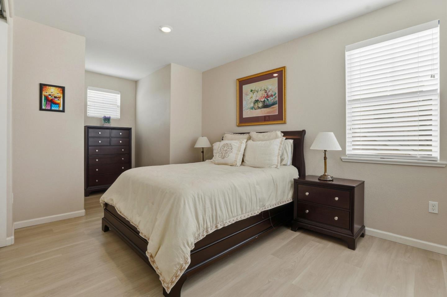 6385 Paysar Lane Gilroy, CA 95020 - Photo 17 of 27 a bedroom with a bed and a night stand