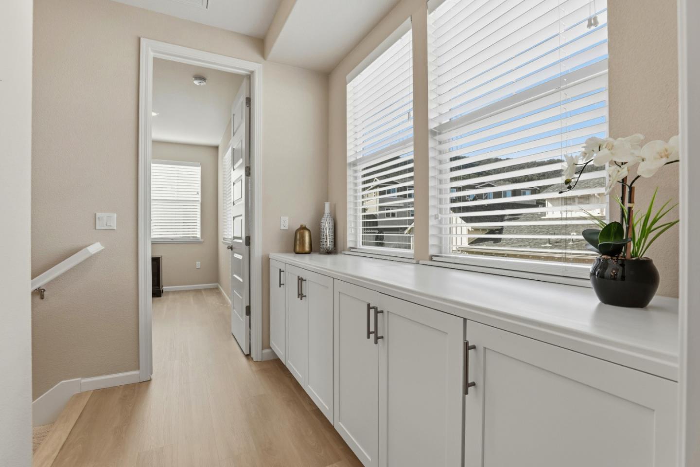 6385 Paysar Lane Gilroy, CA 95020 - Photo 21 of 27 a bathroom with a sink a potted plant and windows