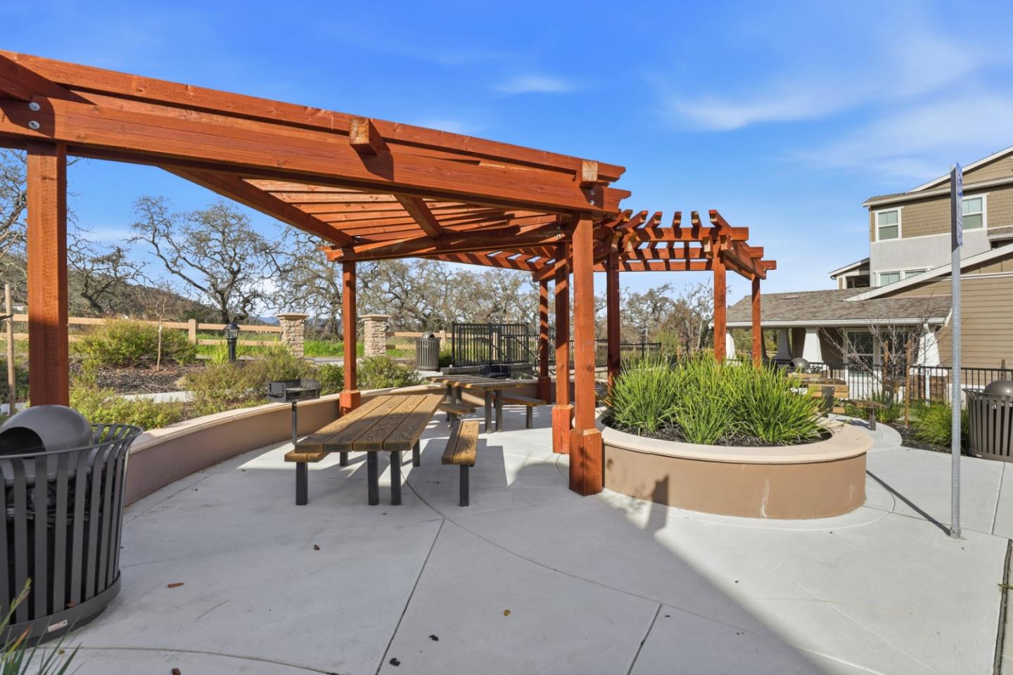 6385 Paysar Lane Gilroy, CA 95020 - Photo 25 of 27 a view of a patio with a dining table and chairs