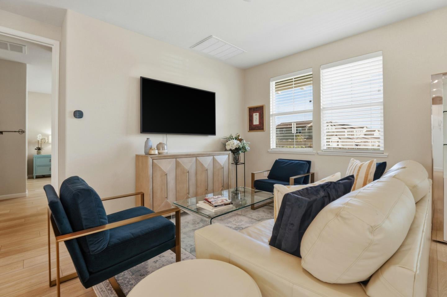 6385 Paysar Lane Gilroy, CA 95020 - Photo 8 of 27 a living room with furniture and a flat screen tv