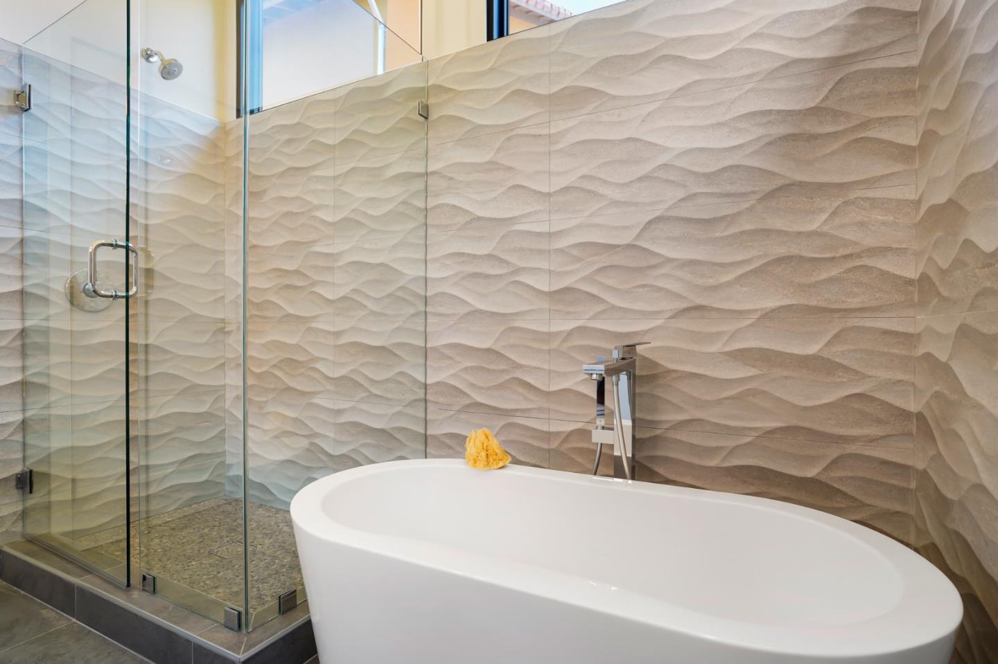 737 Ruby Street Redwood City, CA 94061 - Photo 17 of 26 a bathroom with a white sink and a shower