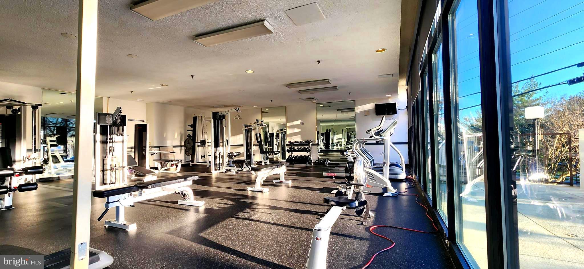 5911 Edsall Road, Unit 207 Alexandria, VA 22304 - Photo 15 of 22 a view of a room with gym equipment
