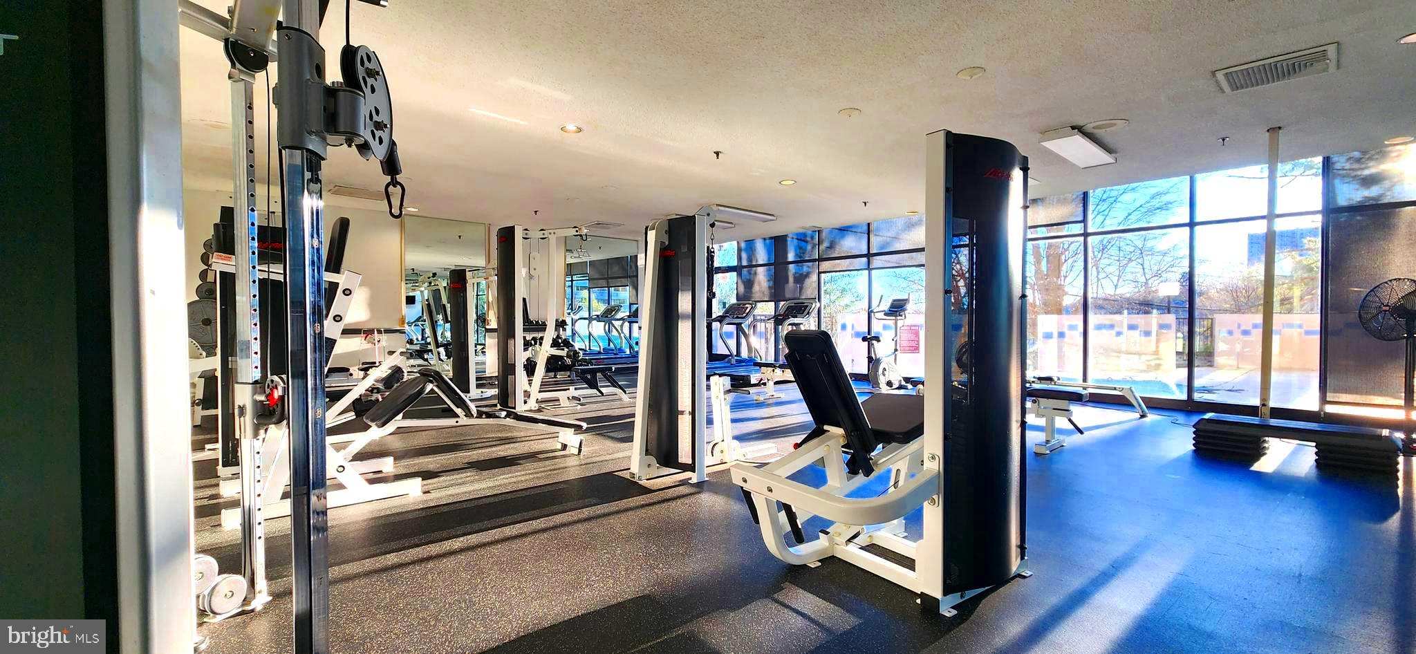 5911 Edsall Road, Unit 207 Alexandria, VA 22304 - Photo 16 of 22 a view of a room with gym equipment