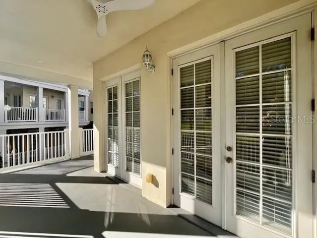 a view of front door and porch