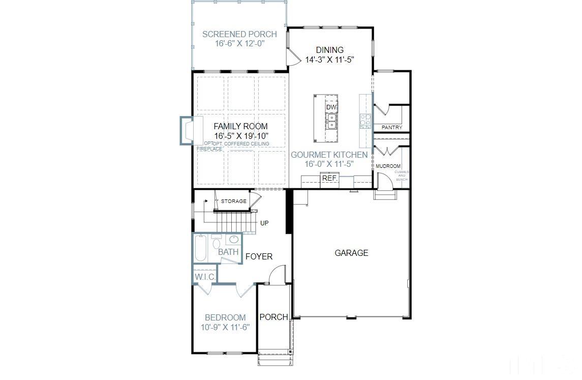 2138 Gaither Street Apex, NC 27502 - Photo 2 of 4 a picture of a bench in front of a wall