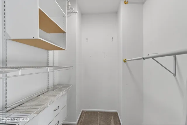 a view of walk in closet