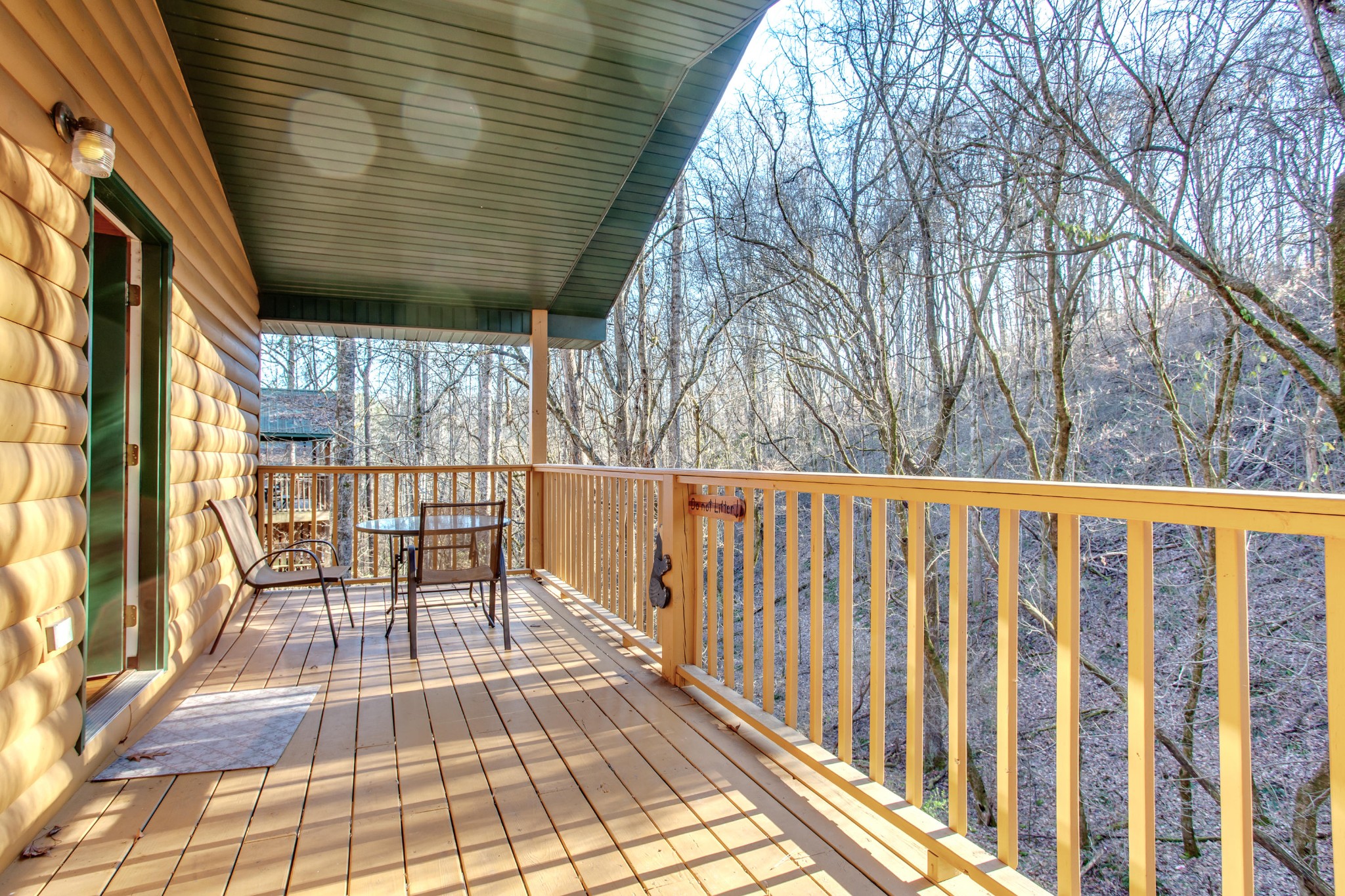 2036 Ridge Road, Unit SUITE 6 Pigeon Forge, TN 37863 - Photo 23 of 29 a view of a chairs and bench on the roof deck