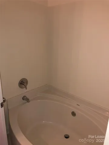 a bathroom with a tub