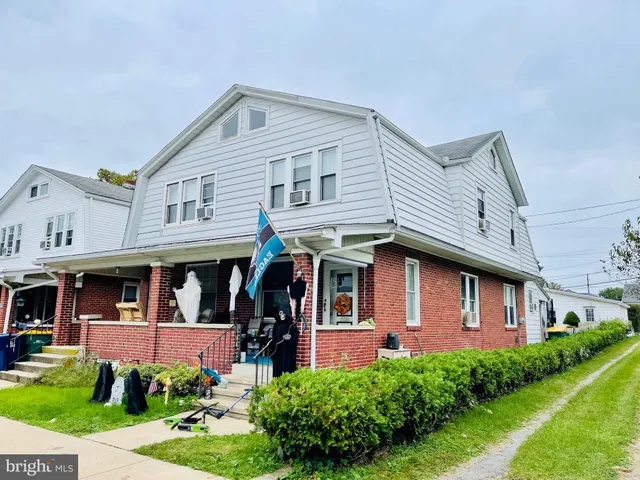 a front view of school