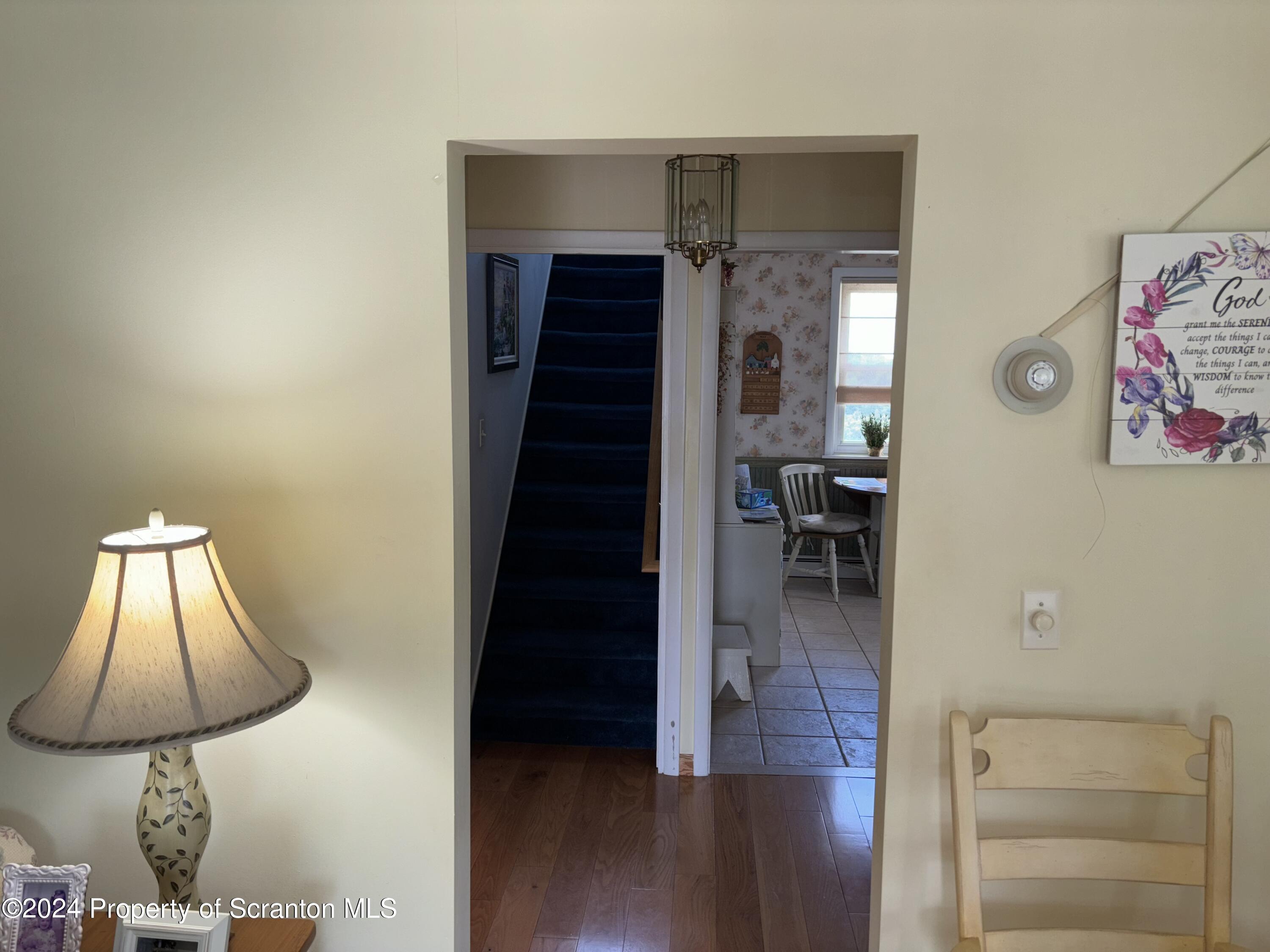 1402 Cherry Street Scranton, PA 18505 - Photo 15 of 25 a view of entryway and hall with wooden floor