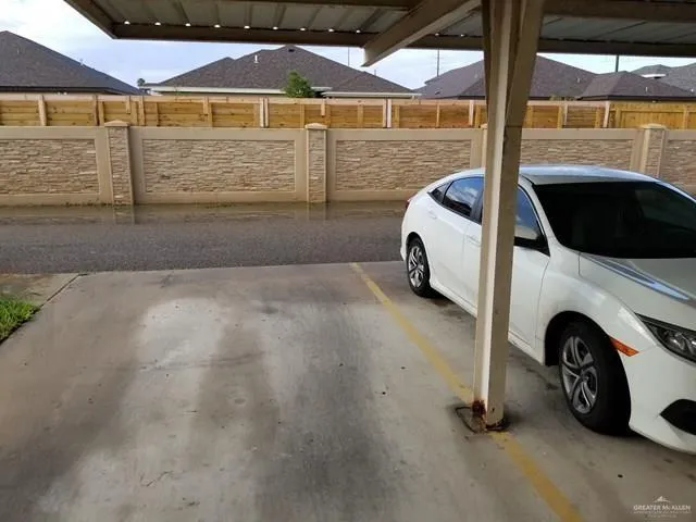 a view of a car garage