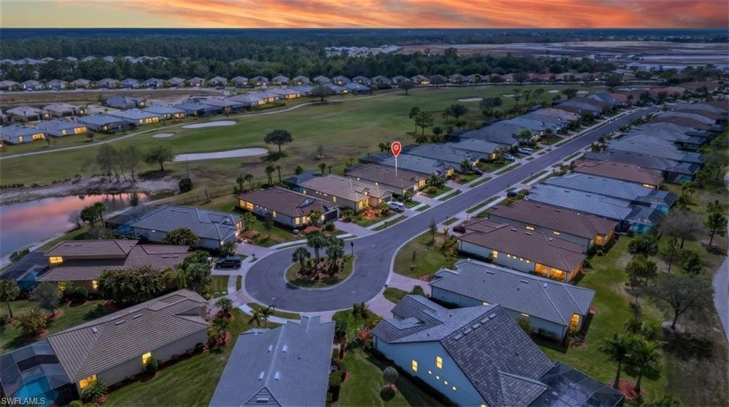 3032 Walnut Grove Lane Alva, FL 33920 - Photo 4 of 49 an aerial view of house yard and mountain view