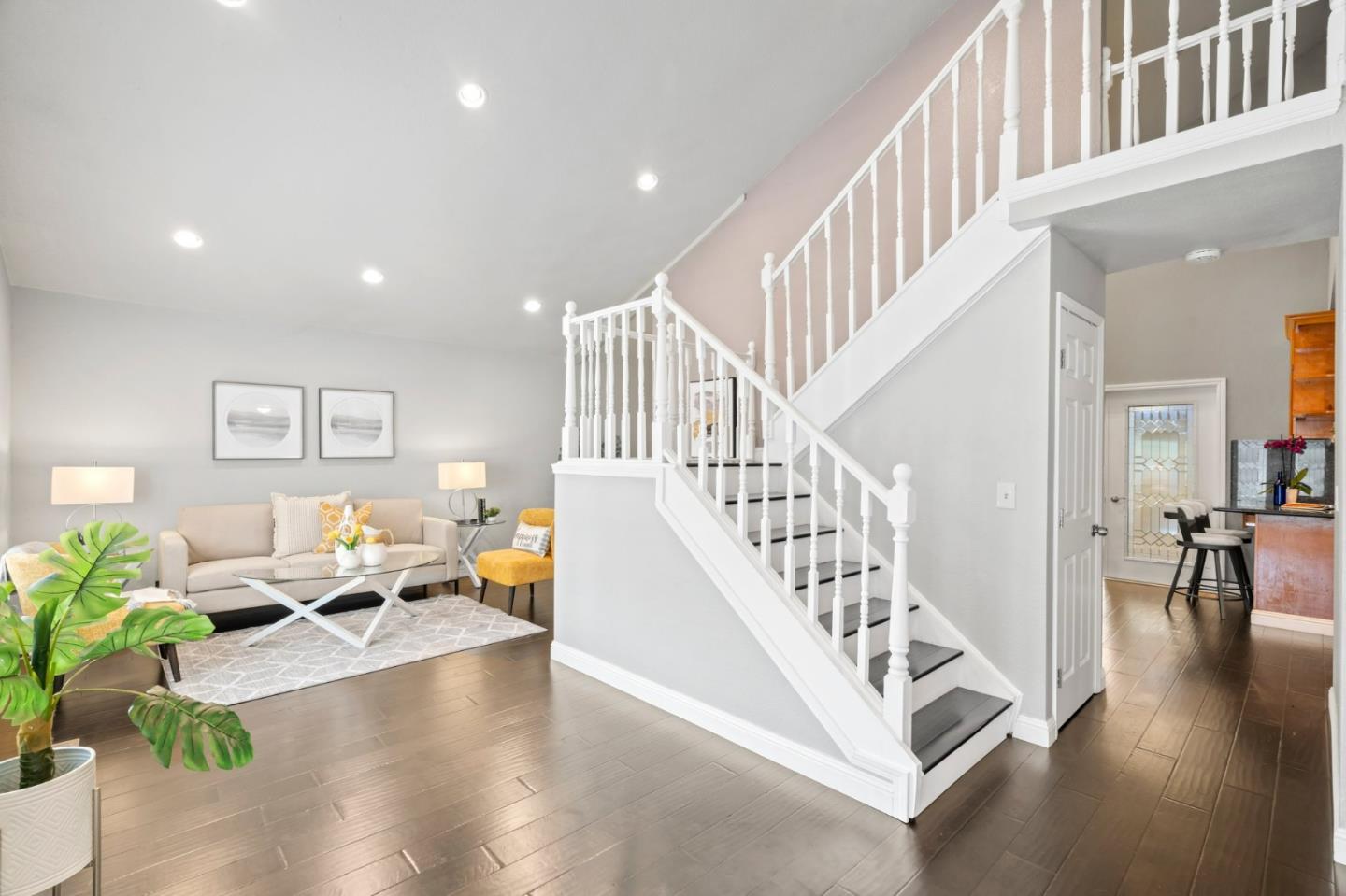 489 Hassinger Road San Jose, CA 95111 - Photo 24 of 41 a view of entryway and livingroom with wooden floor