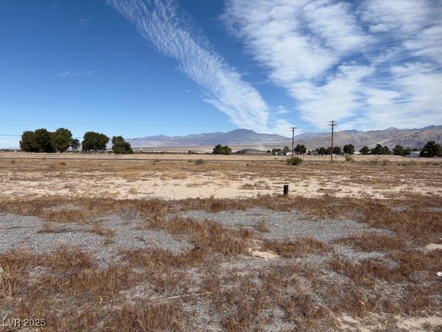 3841 Manse Road Pahrump, NV 89061 - Photo 2 of 5 View of mountain background featuring rural landscape