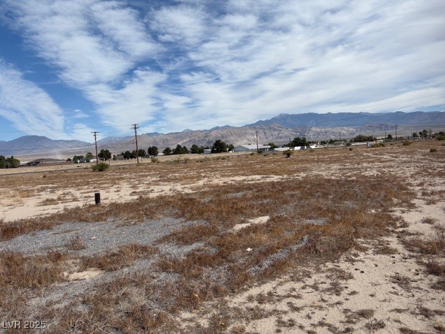 3841 Manse Road Pahrump, NV 89061 - Photo 4 of 5 View of mountain backdrop featuring rural landscape