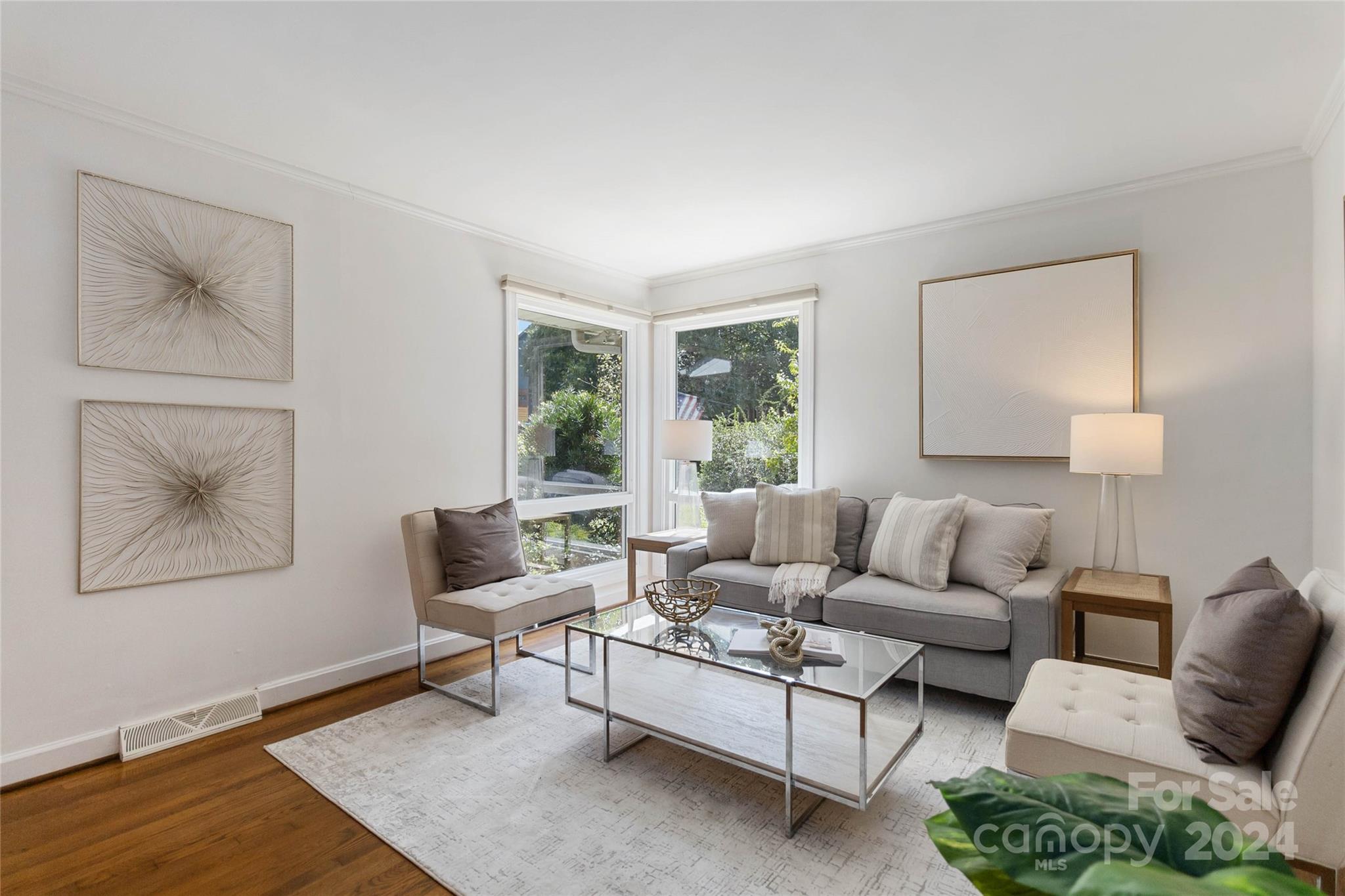 4346 Applegate Road Charlotte, NC 28209 - Photo 3 of 35 a living room with furniture and a large window