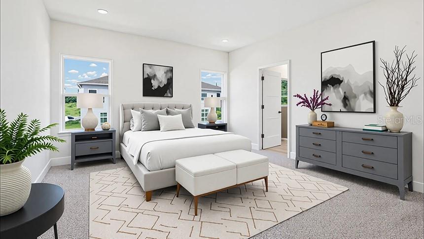 4280 Southwest 52nd Lane Road Ocala, FL 34474 - Photo 6 of 25 a bedroom with a bed and a couch