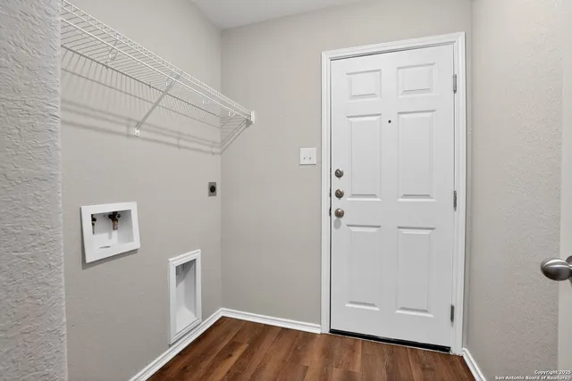 wooden floor in an empty room
