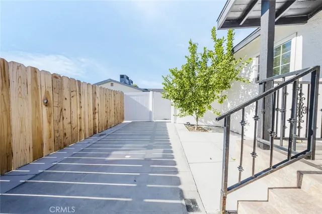 a view of balcony and hallway