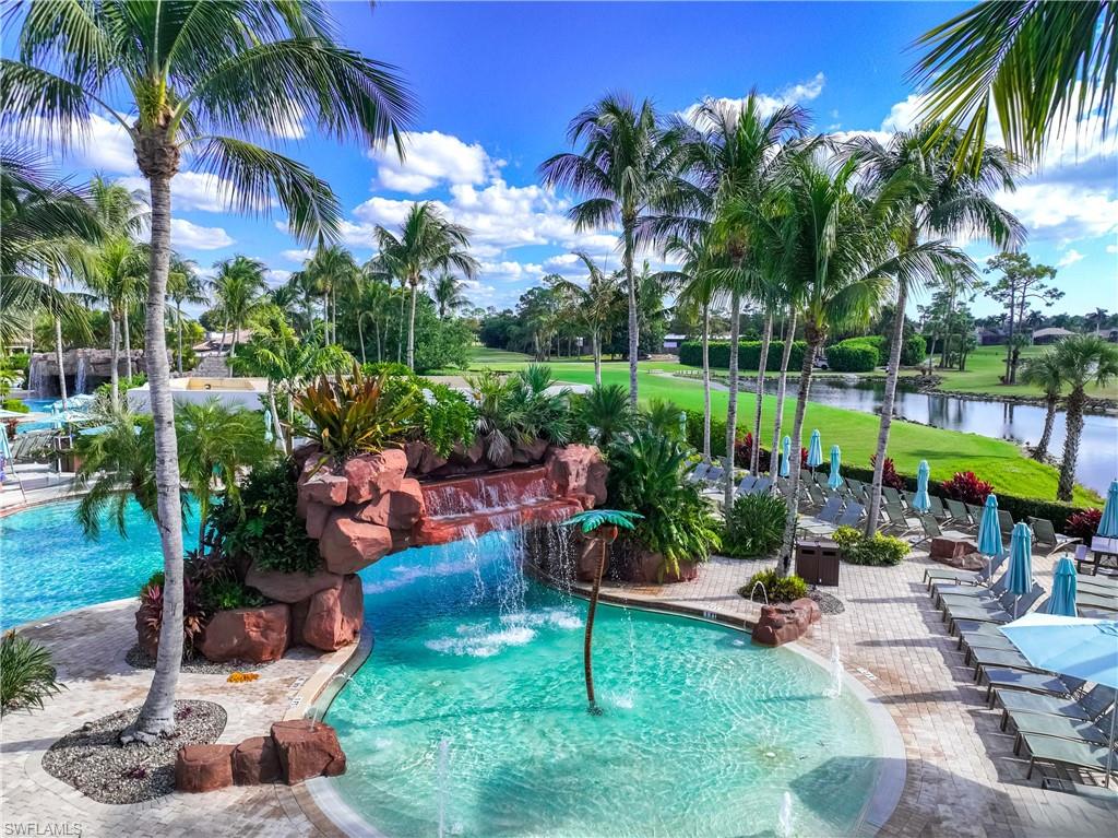 8950 Shenendoah Circle Naples, FL 34113 - Photo 46 of 48 a view of a backyard with plants and a patio