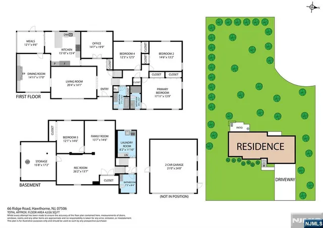 $835,000 | 66 Ridge Road, Hawthorne, NJ 07506
