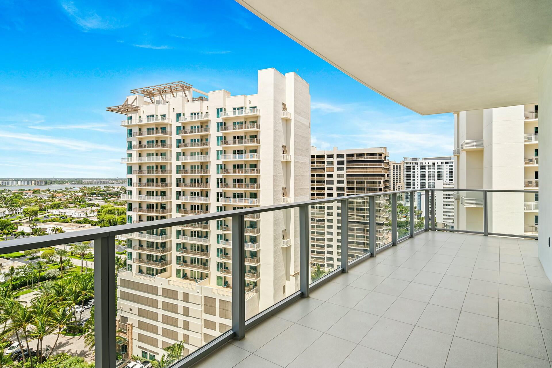 3100 North Ocean Drive, Unit H1409 Singer Island, FL 33404 - Photo 29 of 31 a view of balcony with city view