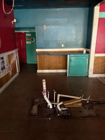 a close view of a sink