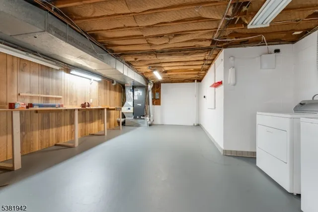 a view of a storage in a room