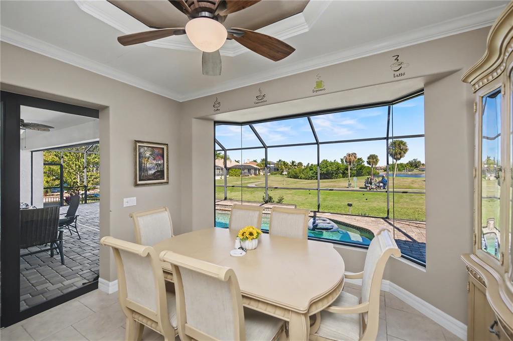 1736 Suzi Street Punta Gorda, FL 33950 - Photo 32 of 80 a view of a dining room with furniture window and outside view