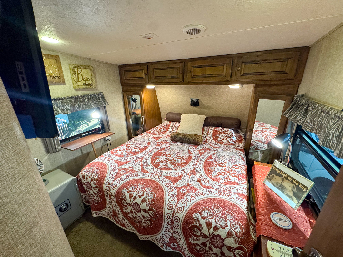 24-52 Woodhaven Sublette, IL 61367 - Photo 14 of 22 a bedroom with a bed and a mirror