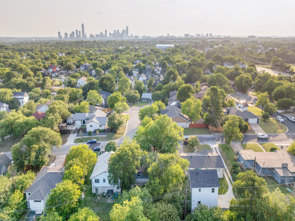 1705 Adriane Drive Austin, TX 78721 - Photo 27 of 31 an aerial view of residential building with green space