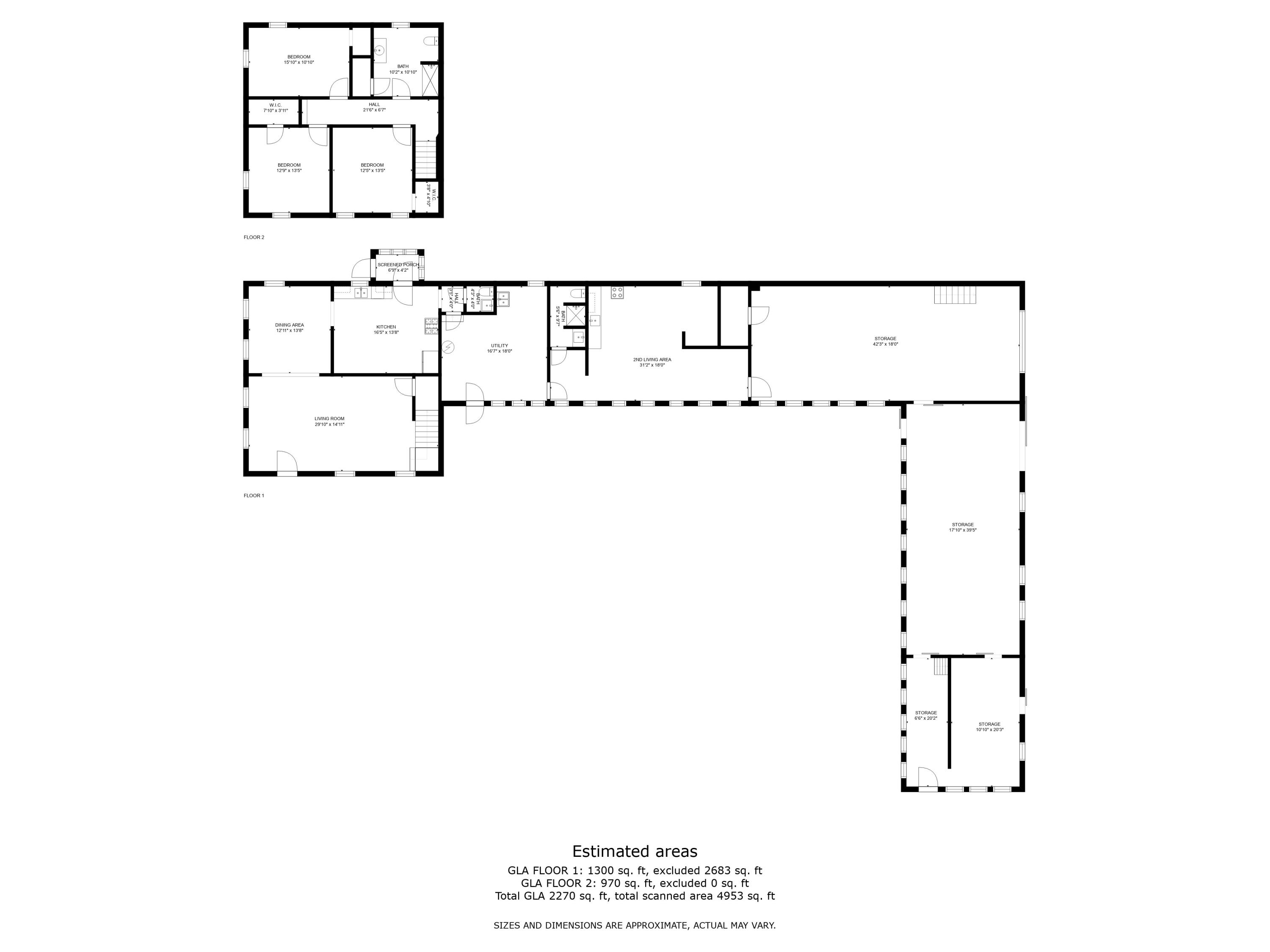 4453 Ridge Road Stevensville, MI 49127 - Photo 89 of 89 Floor Plan of Guest House Building