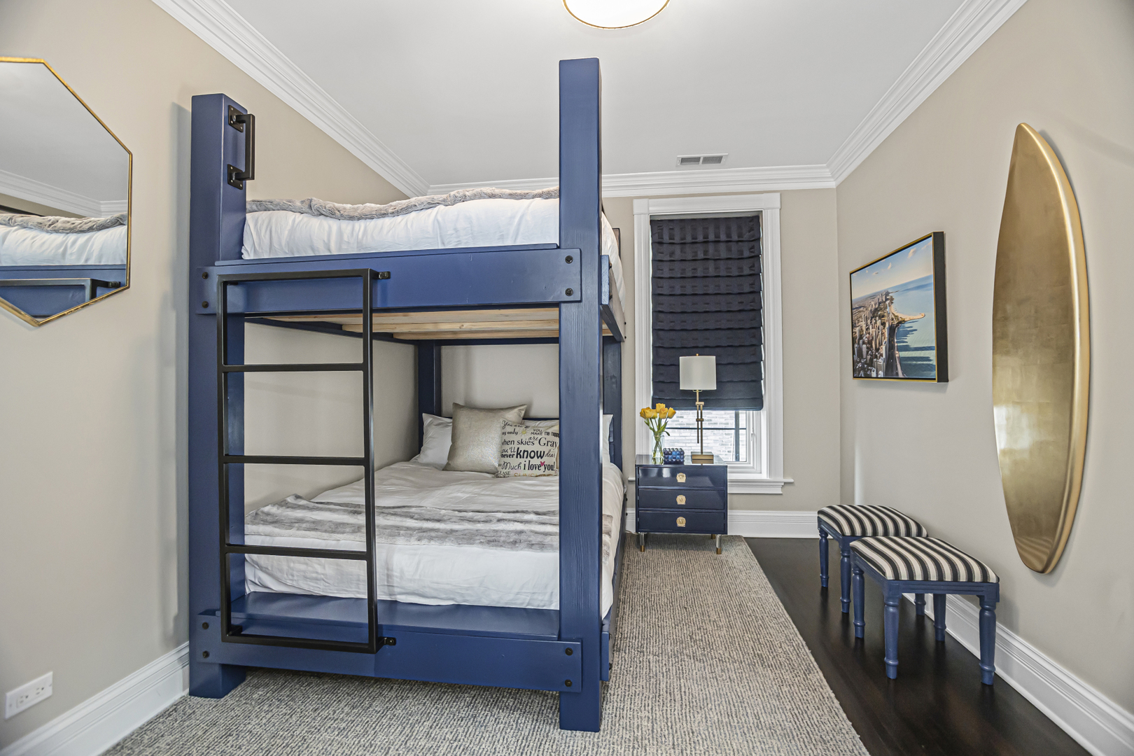 1302 North Ritchie Court Chicago, IL 60610 - Photo 20 of 31 a bedroom with bed and wooden floor