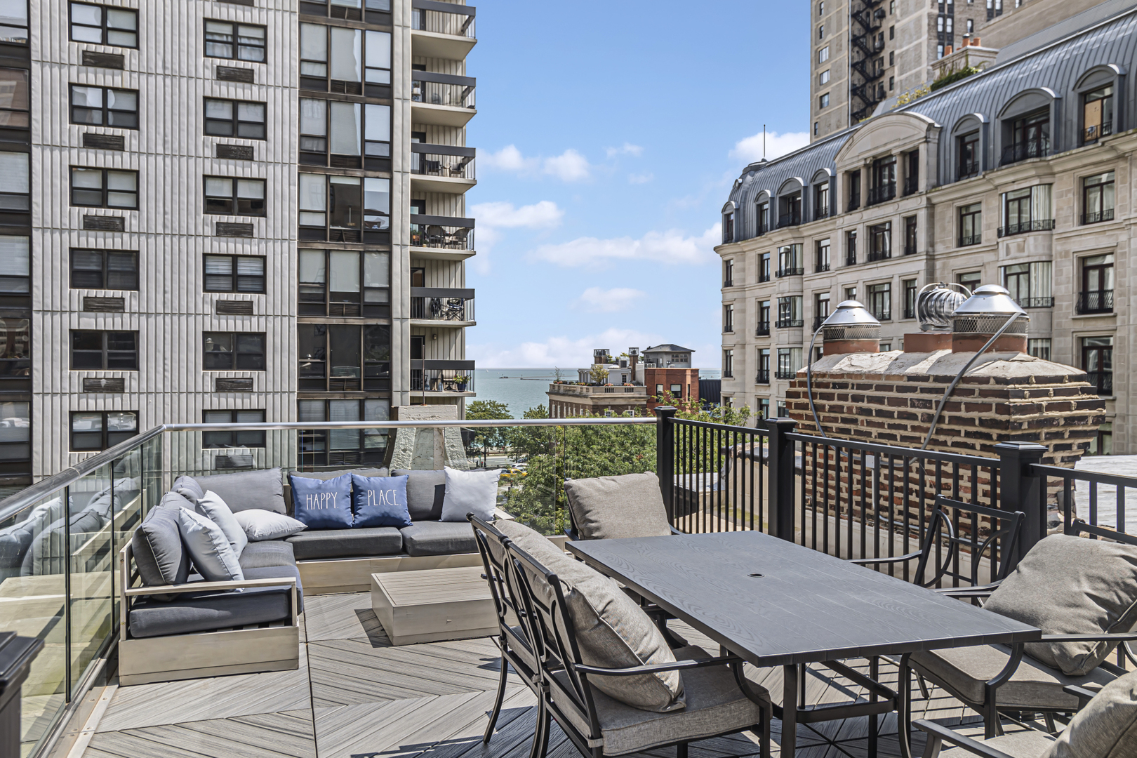 1302 North Ritchie Court Chicago, IL 60610 - Photo 23 of 31 a view of a balcony with chairs