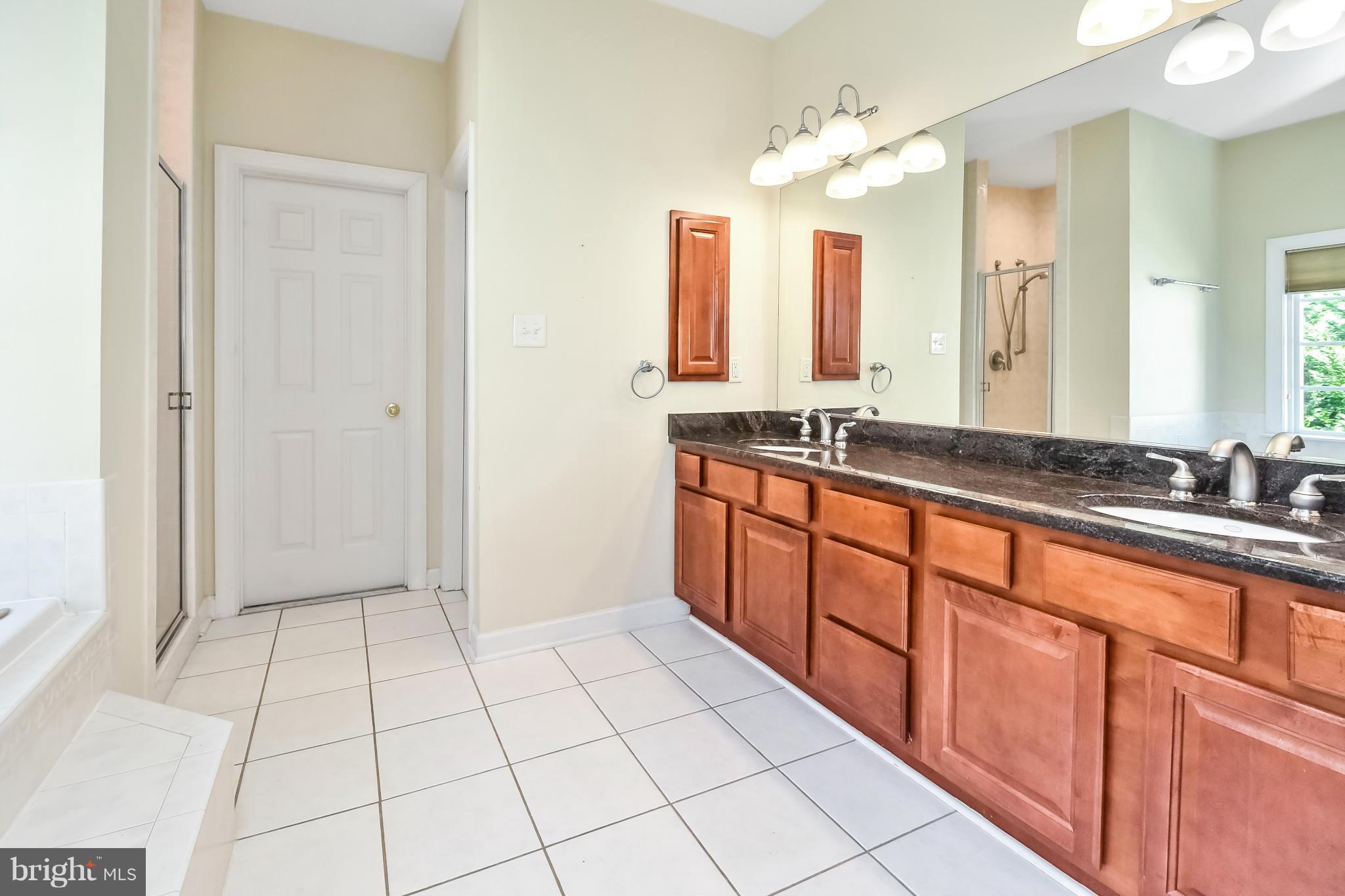 9 Johnson Mill Ridge Fredericksburg, VA 22406 - Photo 19 of 30 a spacious bathroom with a mirror sink and a mirror