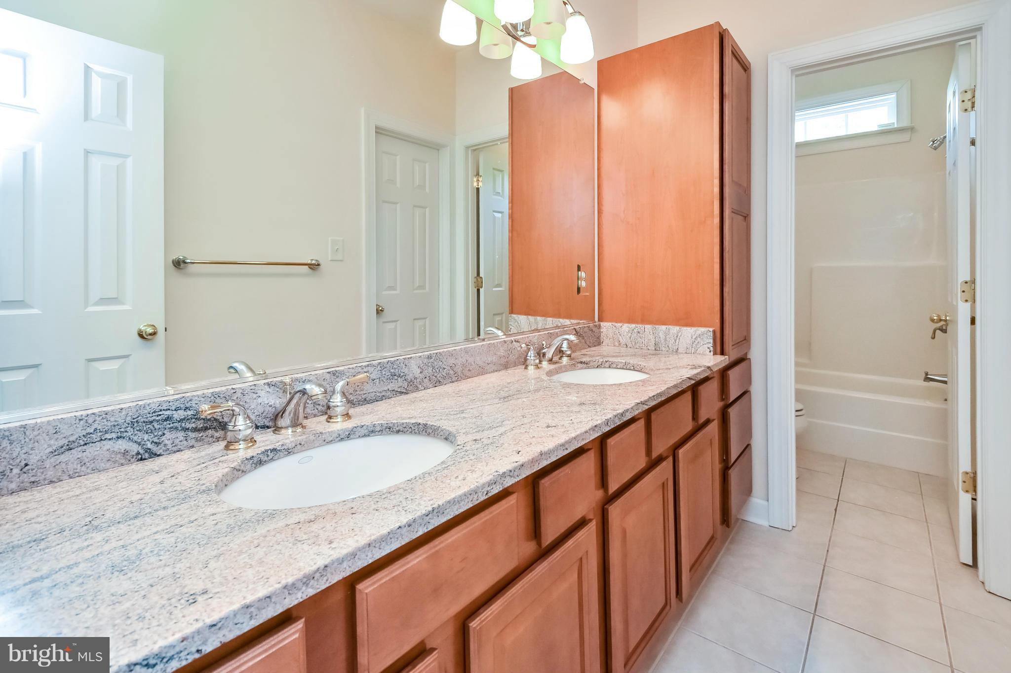 9 Johnson Mill Ridge Fredericksburg, VA 22406 - Photo 24 of 30 a bathroom with a granite countertop sink and a mirror