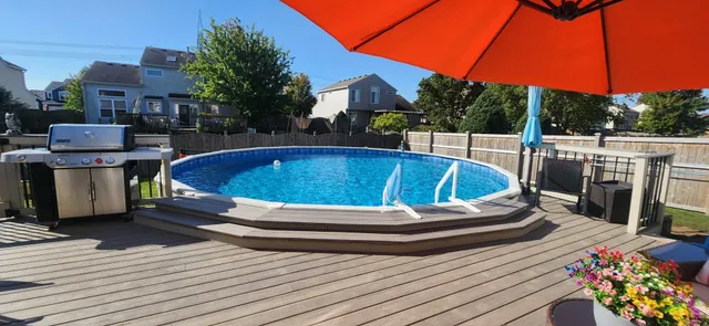 a view of outdoor space with seating space