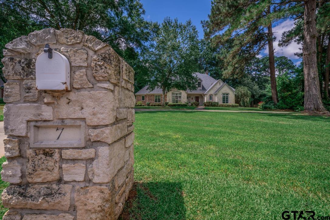 7 Summer Creek Way Longview, TX 75604 - Photo 37 of 48 a aerial view of a house with a yard