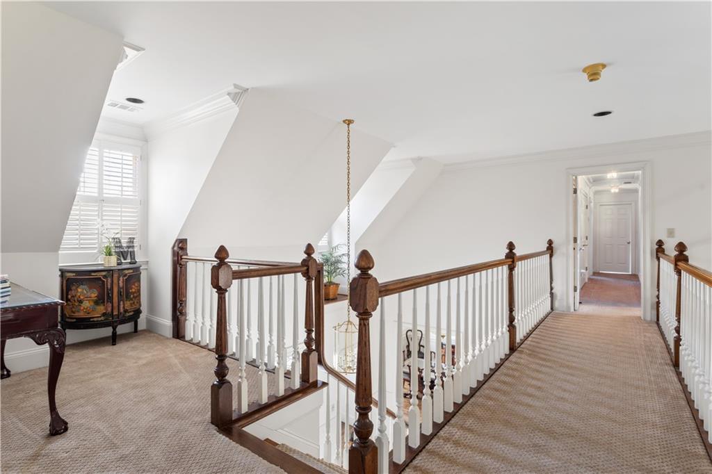 3910 Spalding Bluff Drive Peachtree Corners, GA 30092 - Photo 20 of 35 a view of a livingroom with a staircase