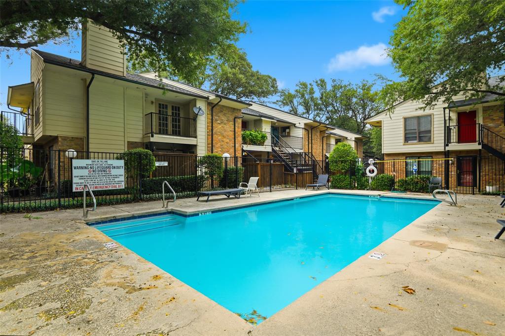 6646 East Lovers Lane, Unit 1201 Dallas, TX 75214 - Photo 24 of 24 a view of a house with swimming pool and sitting area