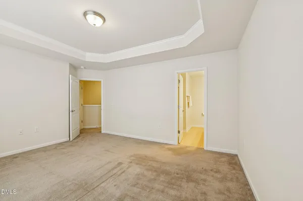 an empty room with a empty space