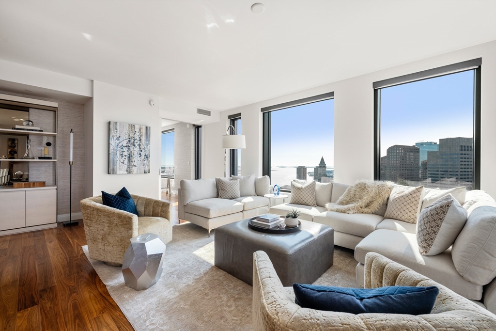 110 Sudbury Street, Unit 4002 Boston, MA 02114 - Photo 1 of 42 a living room with furniture and a large window