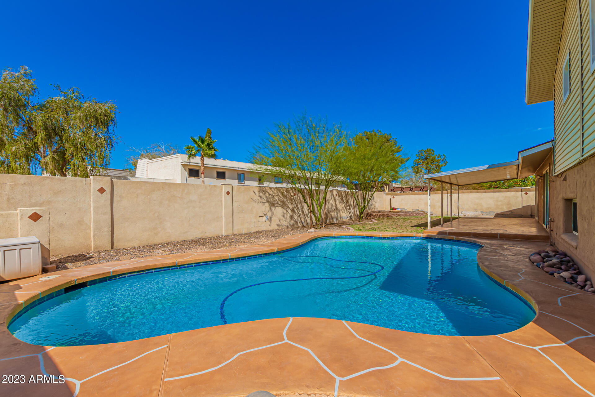 6740 South Terrace Road Tempe, AZ 85283 - Photo 35 of 43 Backyard Pool Decking
