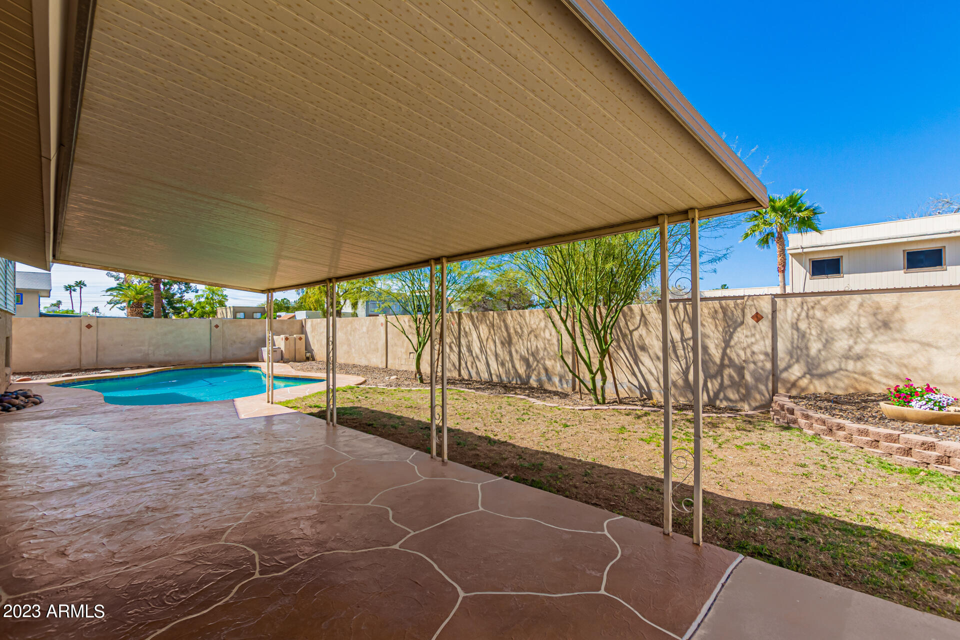 6740 South Terrace Road Tempe, AZ 85283 - Photo 38 of 43 Backyard Covered Patio
