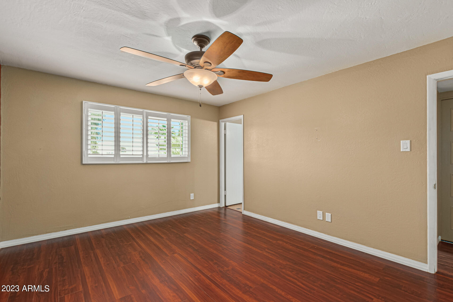 6740 South Terrace Road Tempe, AZ 85283 - Photo 4 of 43 Upstairs Primary Bedroom with Shutters