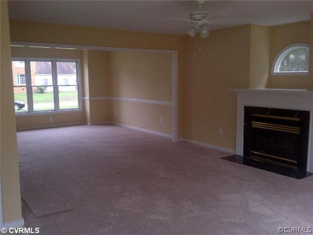 5918 La Rosa Road Chesterfield, VA 23832 - Photo 9 of 12 Living Room - HUGE OPEN LIVING ROOM with Gas Firep
