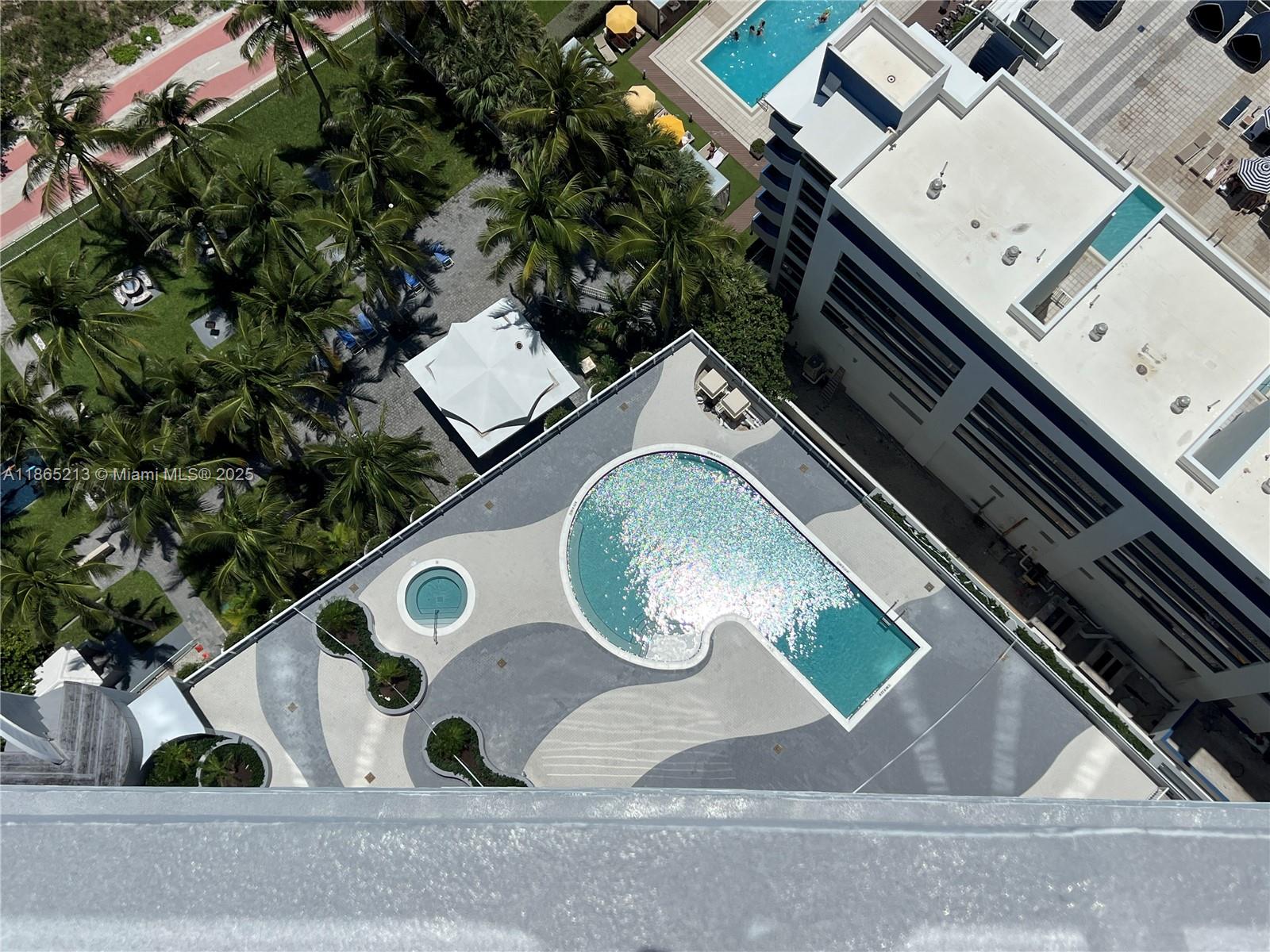 6301 Collins Avenue, Unit 3002 Miami Beach, FL 33141 - Photo 23 of 27 an aerial view of a fireplace