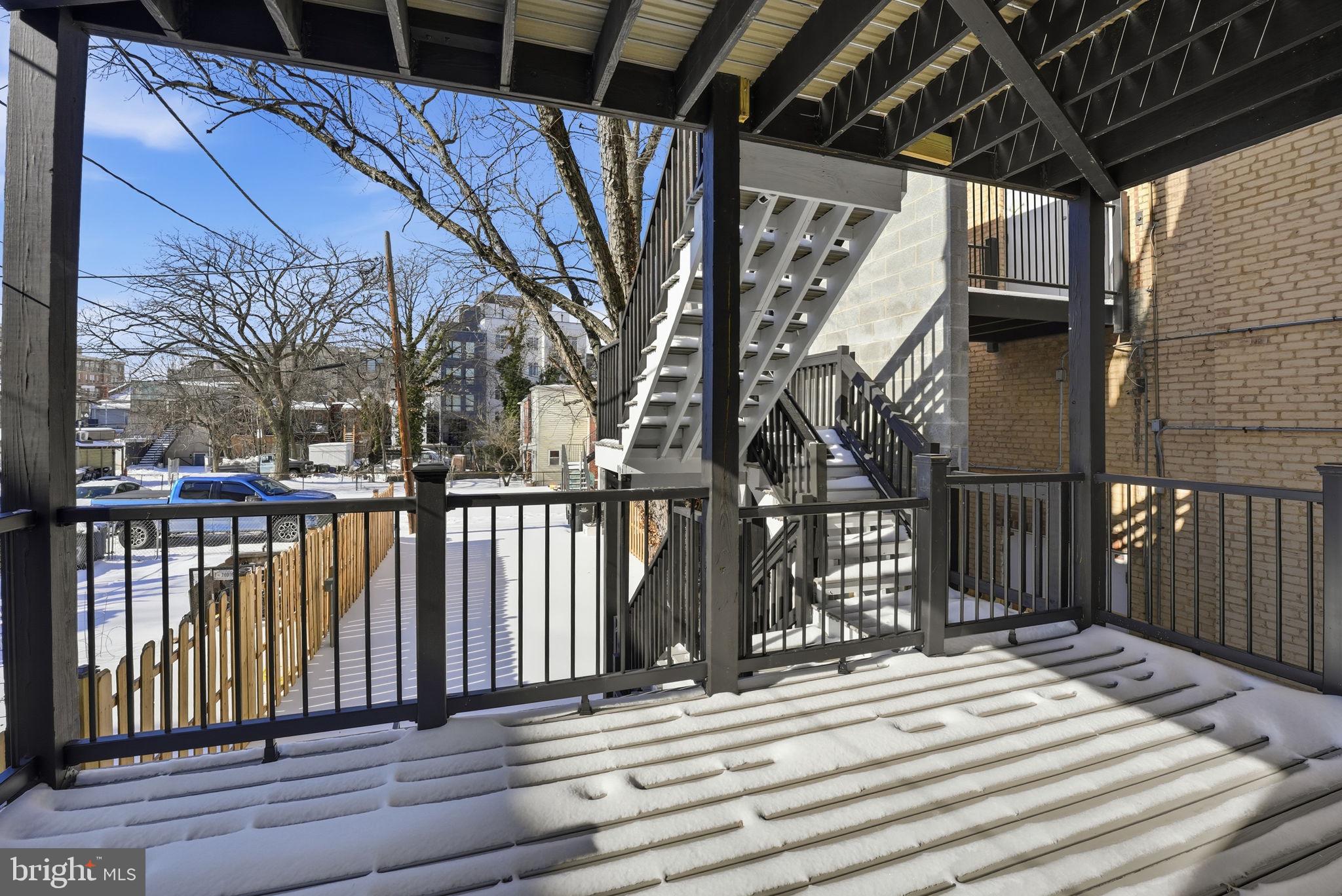 3916 8th Street Northwest, Unit B Washington, DC 20011 - Photo 22 of 24 a view of a house with a balcony