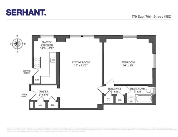$599,000 | 179 East 79th Street, Unit 15D | Upper East Side