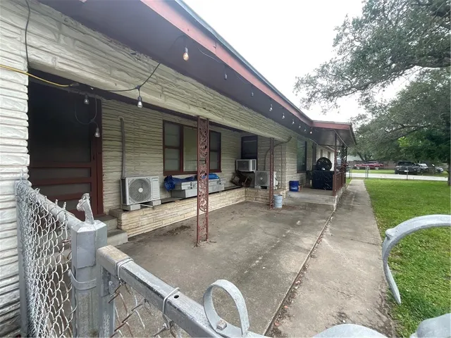 a view of outdoor space with seating area and barbeque oven